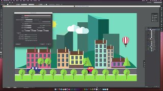 Adobe Illustrator: How to Create a Cartoon Vector City