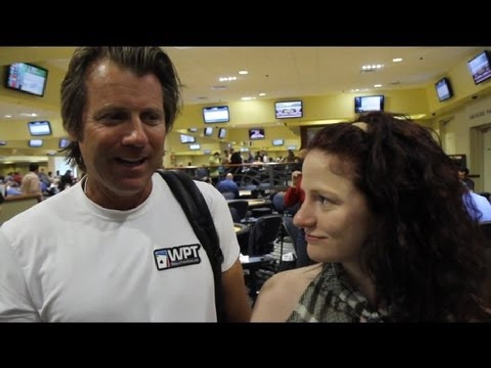 Vince Van Patten on Day 1A of the Jacksonville bestbet Open