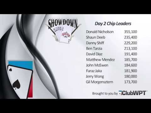 Season XI WPT Seminole Hard Rock Showdown: Day 2 Update