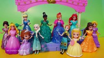 PLAY DOH Sparkle dresses Disney Princess Magiclip dolls Elsa Anna Glitter Glider Ariel dress