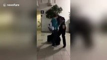 Man who suffered necrotizing fasciitis kneels down to propose to girlfriend