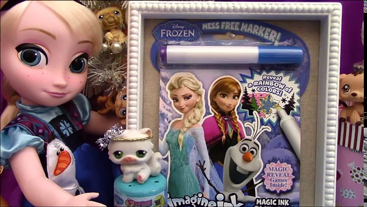 FROZEN MAGIC PEN Colour & Games Imagine Ink Book w/ Surprise Pictures Elsa Olaf ~ THE TOYBOX w/Laci