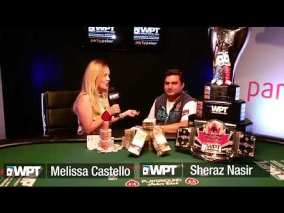 Season XIV partypoker WPT Canadian Spring Championship: Sheraz Nasir Winner Interview