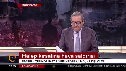 Halep kırsalına hava saldırısı