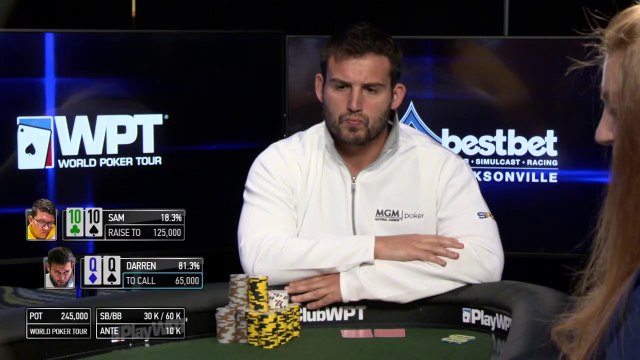 Quads! Pocket Tens Beat Pocket Queens at Season XVI WPT bestbet Bounty Scramble