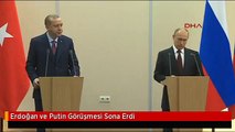 Erdoğan ve Putin Görüşmesi Sona Erdi