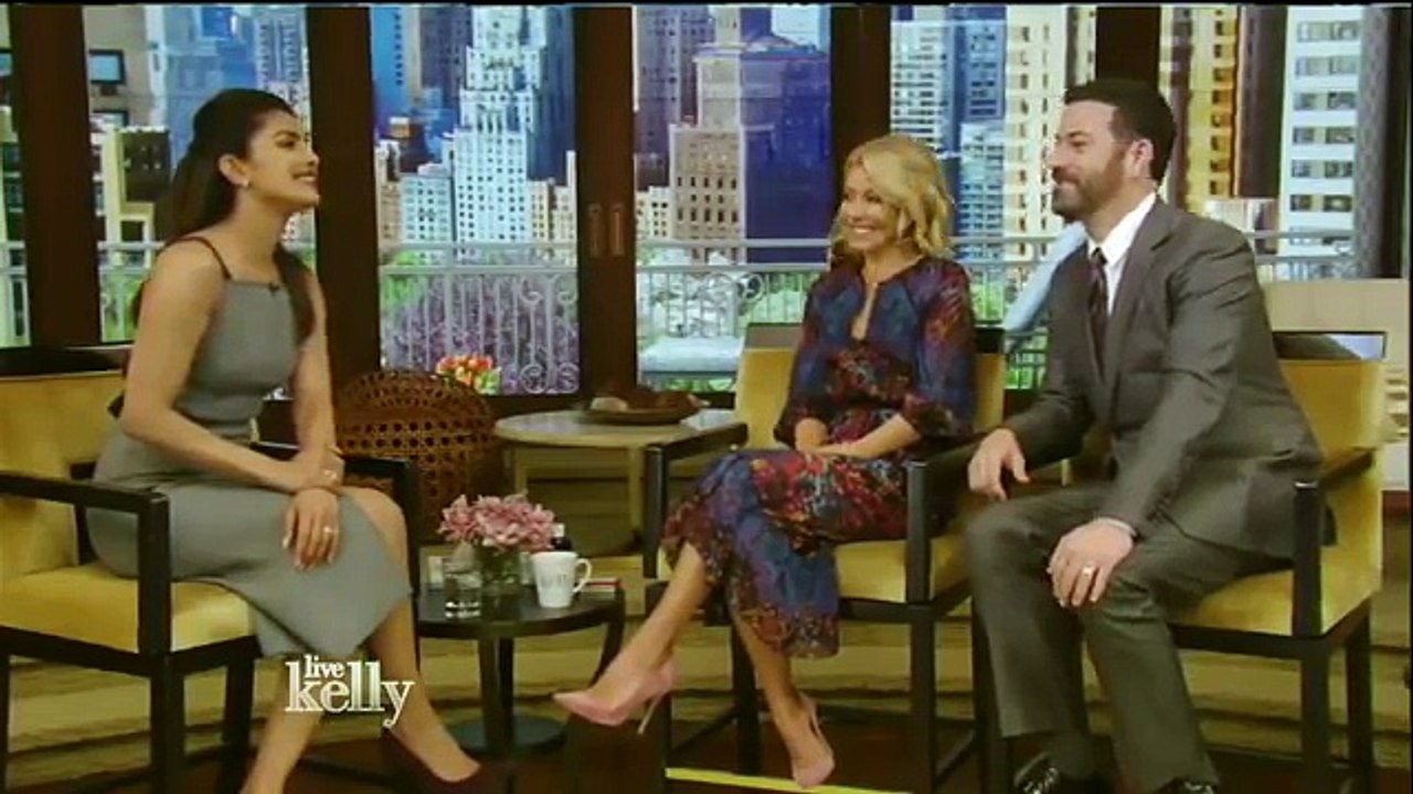Priyanka Chopra interview Live! With Kelly co host Jimmy Kimmel 05/16/16