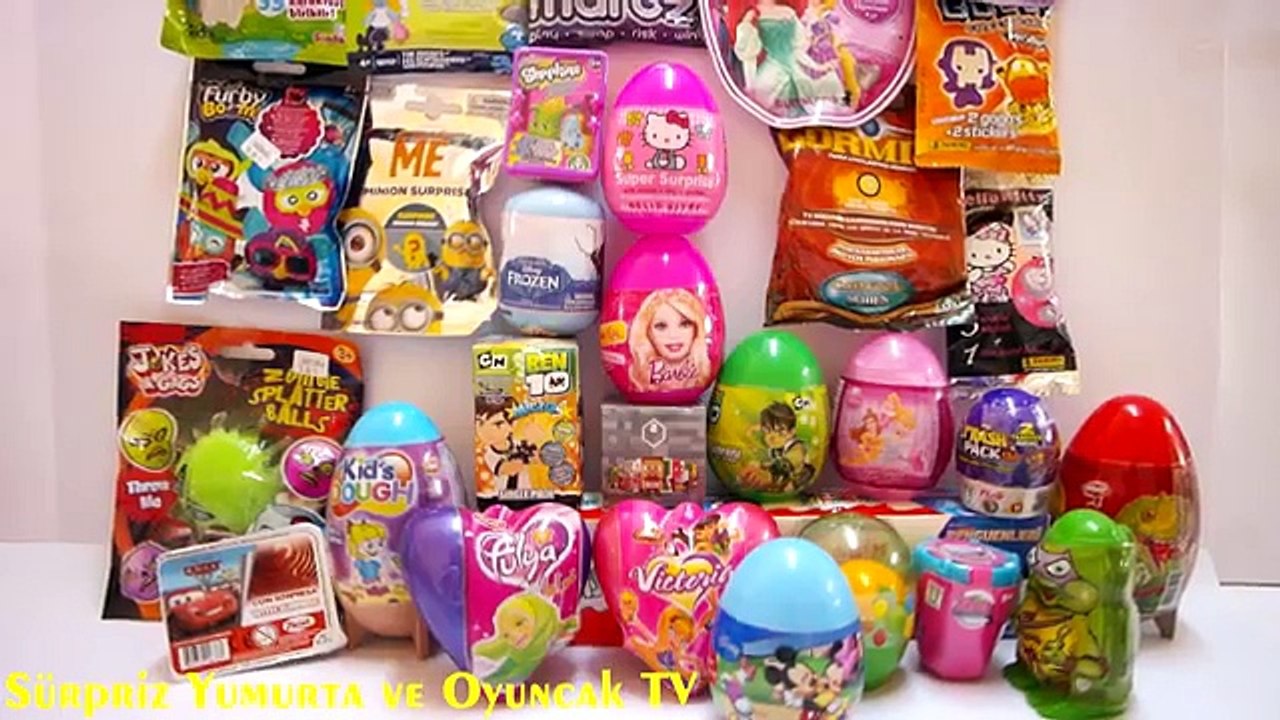 30 Sürpriz Yumurta Açma | Sürpriz Yumurta izle - Yeni Oyuncak ve Yumurtalar 6 Kinder Surprise Eggs
