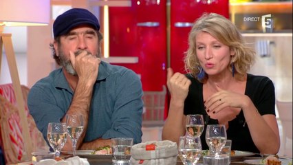 Alexandra Lamy et Eric Cantona au dîner - C à Vous - 13/11/2017