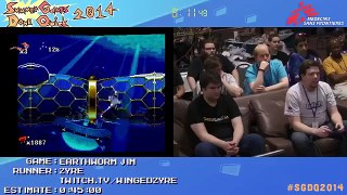SGDQ new Earthworm Jim Speed Run in 0:31:21 by Zyre #SGDQnew