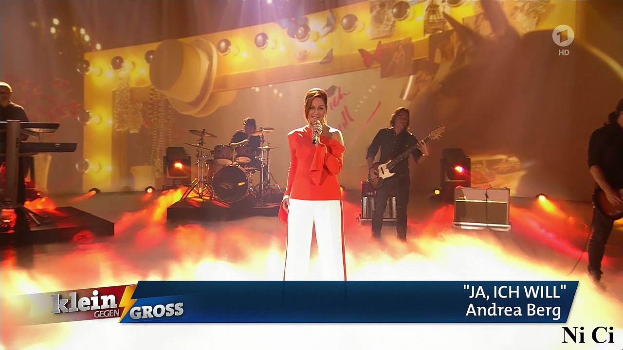 Andrea Berg bei - Ja ich will (Klein gegen Groß - Das unglaubliche Duell 2017)