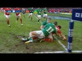 Leigh Halfpenny Try Wales v Ireland Rugby Match 02 Feb 2013
