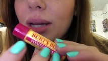 *ASMR*- Lipgloss/Lipstick Try-on (Close up whisper, mouth sounds, kiss)