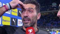 Buffon no pudo controlar las lágrimas