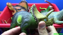 DINOSAURS BOX !!! Whats in the box !?Jurassic World Dinosaurs Toys MY DINOSAUR TOYS COLLECTION ..