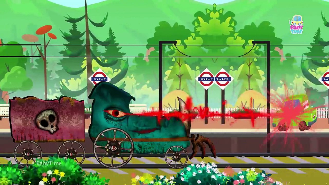 Luxury Bus War | Good Vs Evil | Scary Street Vehicles | Halloween Videos For Kids