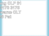 Eurotone Ersatz Toner für Samsung CLP 310  315 CLX 3170  3175 ersetzt schwarze
