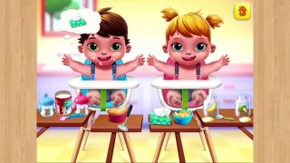 BAD BABY TWINS CARE GAME INCLUDE BAD BABY MESSY TOY ROOM, FOOD FIGHT & DOCTOR CHECKUP BABY CARE GAME