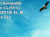 Start  9 XL Ersatz Chip Patronen kompatibel zu Canon CLI551C XL Cyan CLI551M XL Magenta