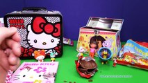 DORA THE EXPLORER & HELLO KITTY Surprise Boxes Toys Surprise Egg Video