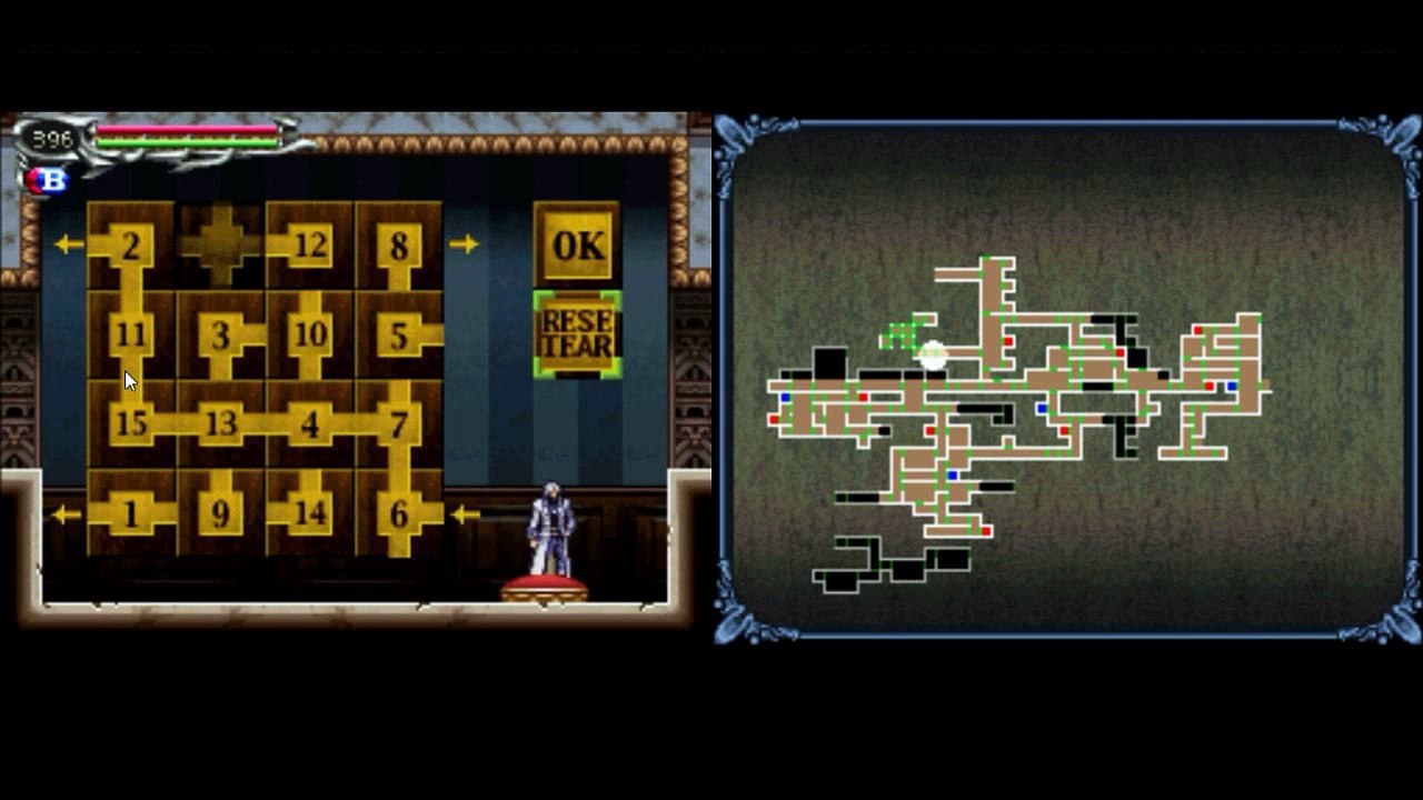 Guia Castlevania Dawn of Sorrow Cp.6 El puzzle deslizante