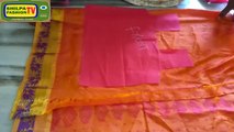 How to make designer blouse at home-26/langa blouse cutting and stitching(pattu BLOUSE)