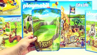 Playmobil City Life Zoo! Large City Zoo, Childrens Petting Zoo, Zoo Animal Care Station and More!