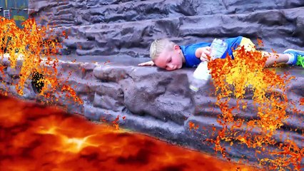 Bad Kids & Giant Dinosaurs! Outdoor Playground Family Fun Pretend Play for Kids-6YbWeTsrfOg