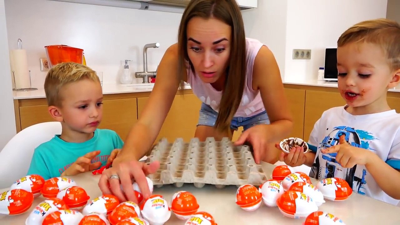 Bad Kids & Giant Egg Surprise! Johny Johny Yes Papa - Baby Song Nursery Rhymes for Children-sPfa3C6HSaE