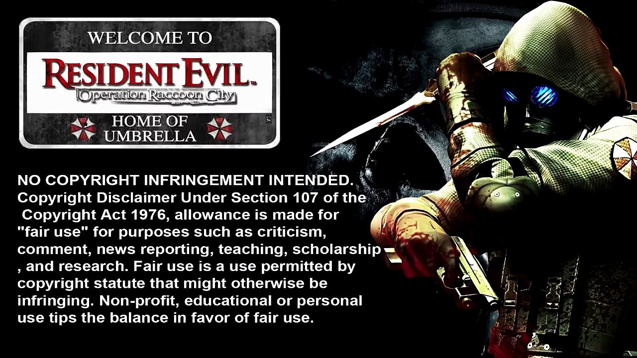Resident Evil Operation Racoon City ALL CUTSCENES 1080p