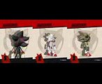 SONIC FORCES  Shadow Outfits  3 Costumes OC - 4K