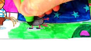 Peppa Pig Family Granny and Grandpa Pig Coloring Book Pages Kids Fun Art Learning Video For Kids