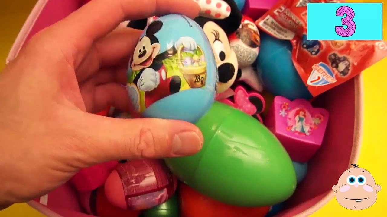 101 Surprise Egg Opening! All DISNEY Toys!