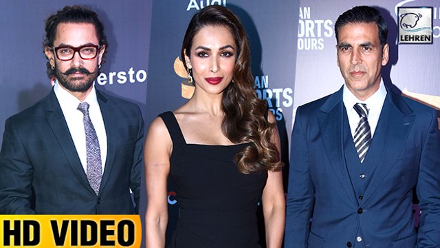 Bollywood Celebs Attend Indian Sports Honors Aamir Khan Akshay Kumar