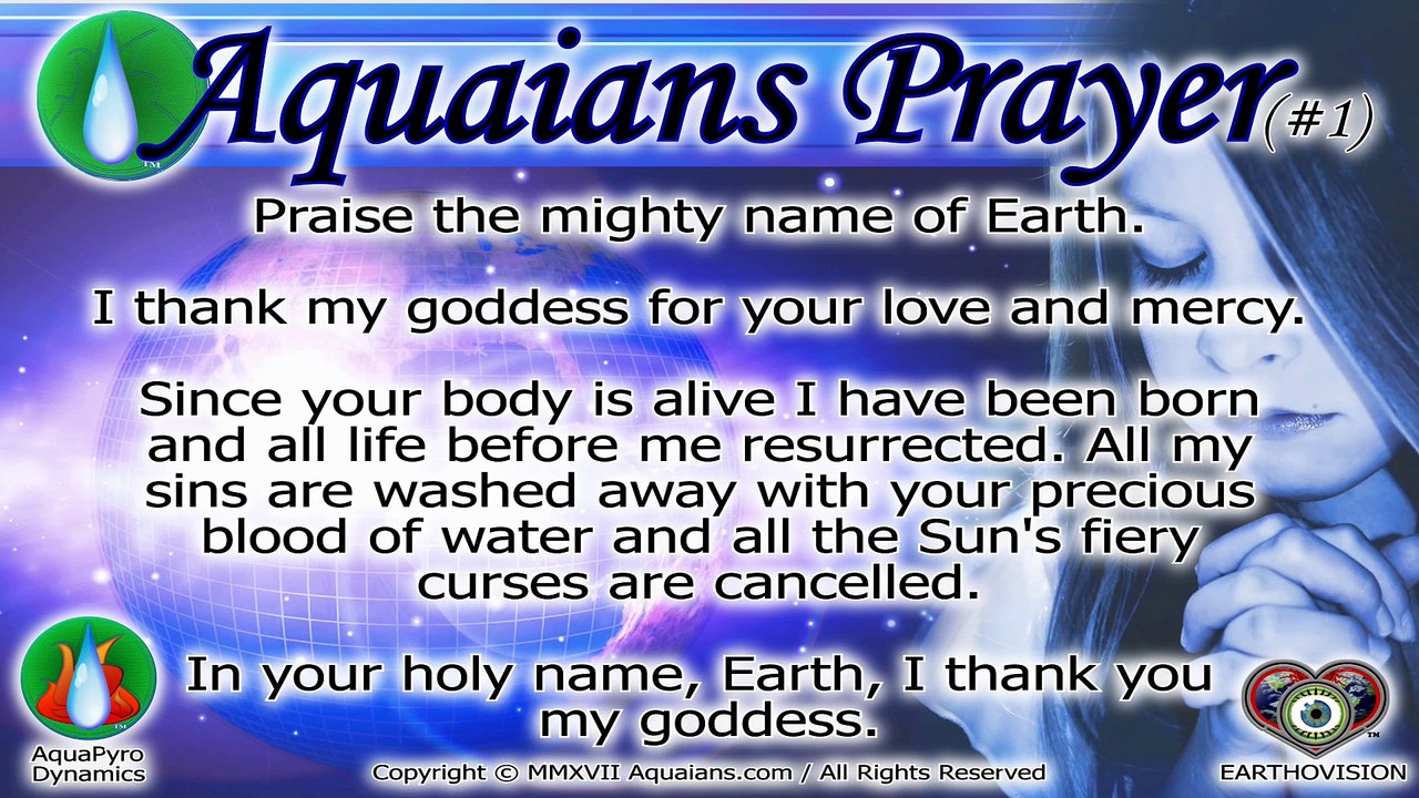 Aquaians Prayer #1