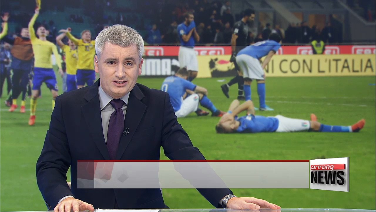 Italy fails to qualify for its first World Cup in 60 years