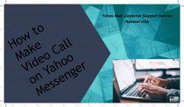 Make Video Call on Yahoo Messenger