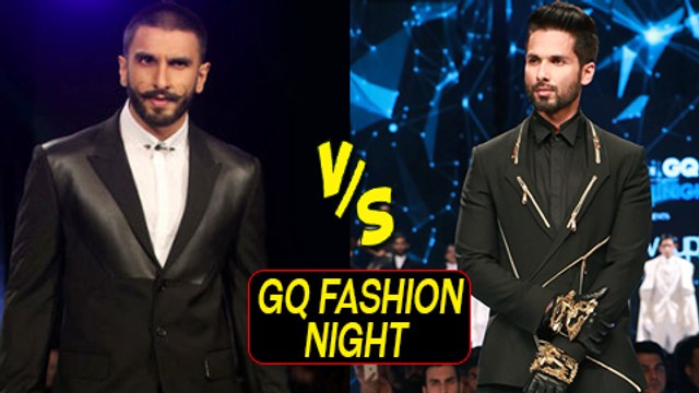 Padmavati Heroes Shahid Kapoor - Ranveer Singh Rampwalk At GQ Fashion Nights