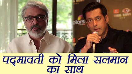 Salman Khan SUPPORTS Deepika Pdukone's Padmavati | FilmiBeat