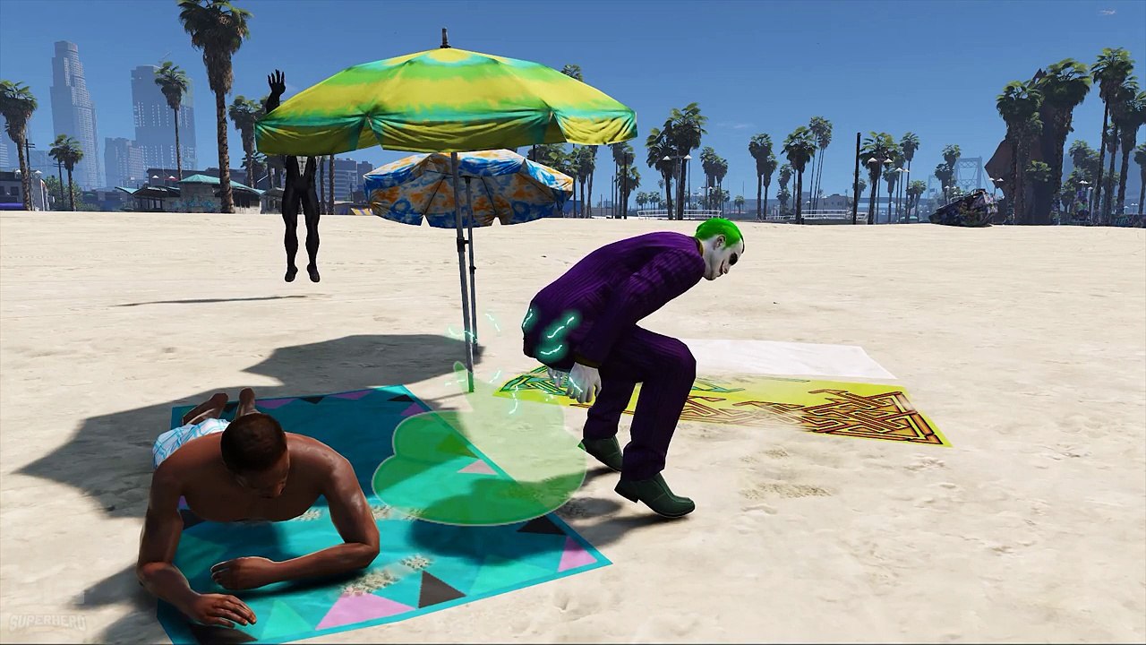 Joker Venom POOP Prank People and Spiderman Police in Spiderman Cartoon