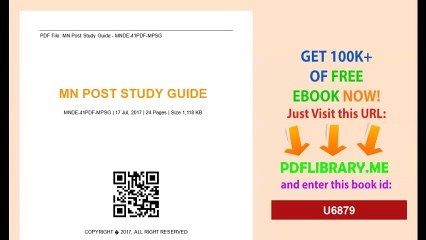 MN Post Study Guide - Download Now 📘