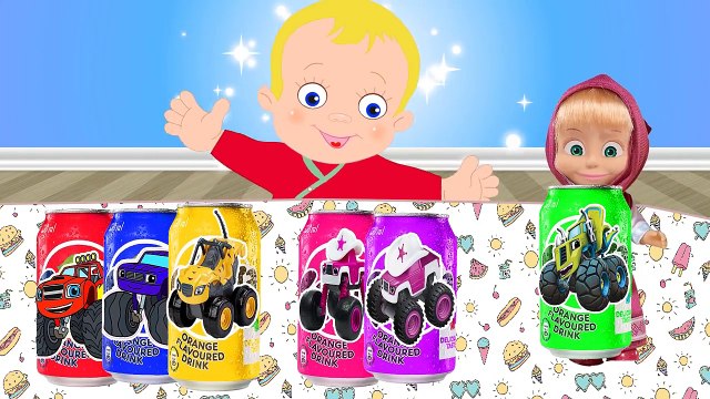 Мультик. Маша и Медведь Свинка Пеппа Учим цвета. Вспыш и чудо-машинки. Learn Colors. Fanta. Фанта