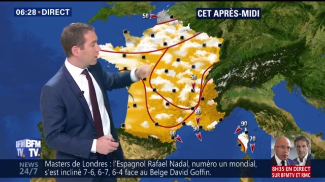 Météo: du soleil pour (presque) tout le monde et des températures stationnaires