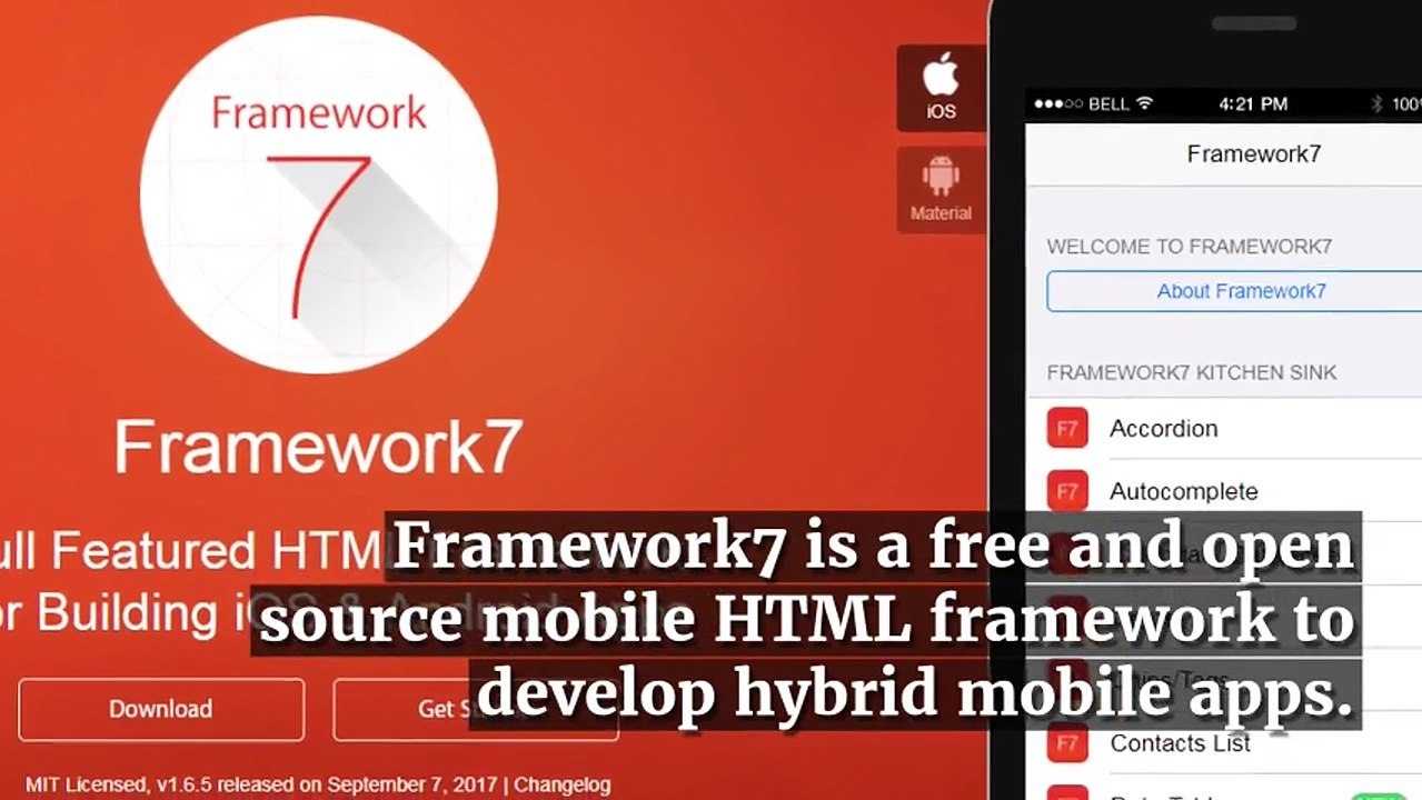 Most Popular Material Design Frameworks