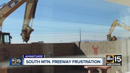 Residents angry at South Mountain construction noise
