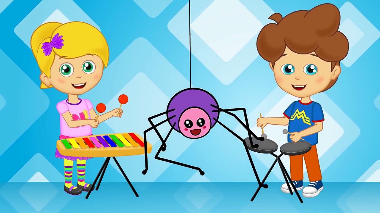 Minik Bir Örümcek Sevimli Dostlar çizgi film bebek şarkıları ve çocuk