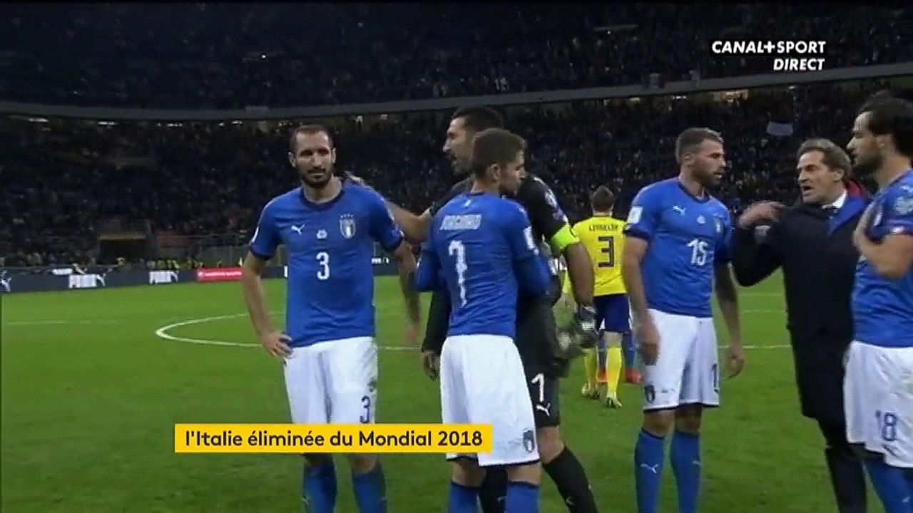 "Je suis détruit" : les supporters italiens réagissent à l'élimination de leur équipe pour le Mondial de foot 2018