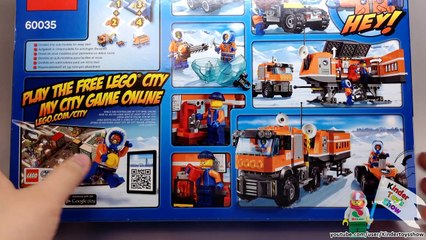 Лего Cити Арктика - Передвижная арктическая станция, набор 60035 (Lego City Arctic, Arctic Outpost)