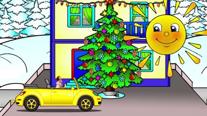 Car cartoon. Helpy the truck and Christmas presents. Christmas cartoon on #KidsFirstTV.-KCQr_dX3kCM