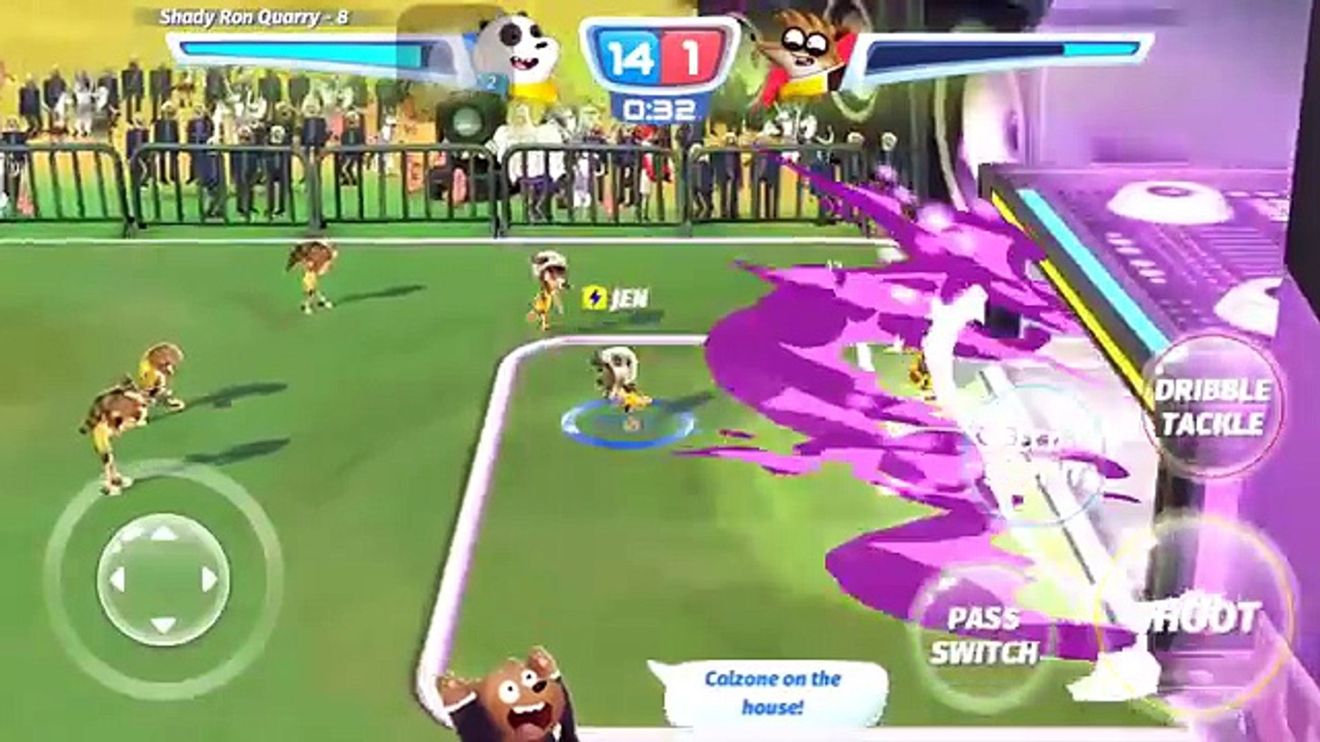 ⁣Cartoon Network Superstar Soccer Goal - PANDA BEAR TEAM - PANDA BEARS GOLD TROPHY